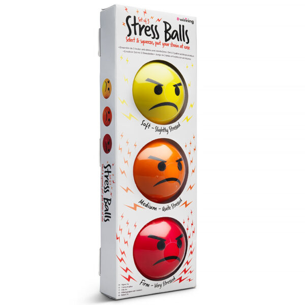 Arga Emojis Stressboll 3-pack 2