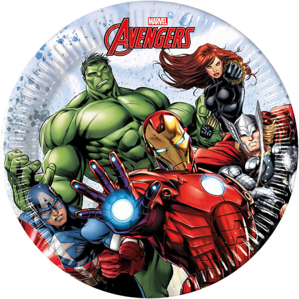 Avengers Pappersassiette 20 cm 8-pack 1