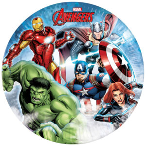 Avengers Papperstallrik 23 cm 8-pack 1