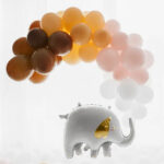 Baby Shower Elefant Folieballong 2