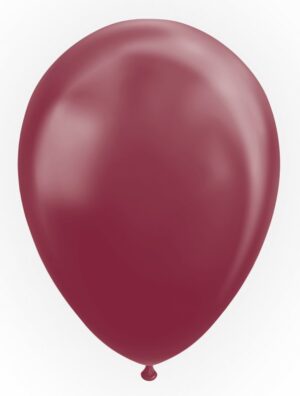 Ballonger metallic vinröd 1