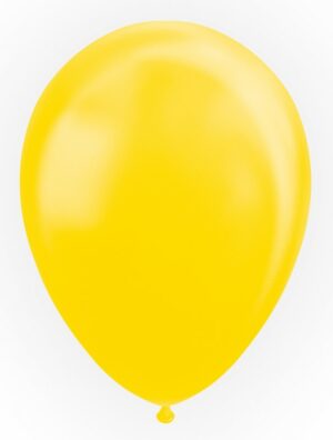 Ballonger pärlemor gul 1