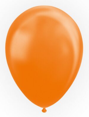 Ballonger pärlemor orange 1
