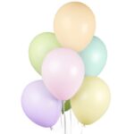 Ballonger pastell flerfärgad 2