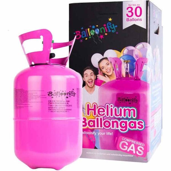 Ballonggas / heliumtub mellan - för 30st ballonger 2