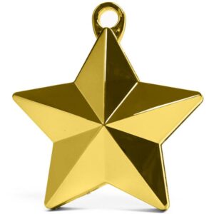 Ballongvikt Stjärna - Metallic Guld 1