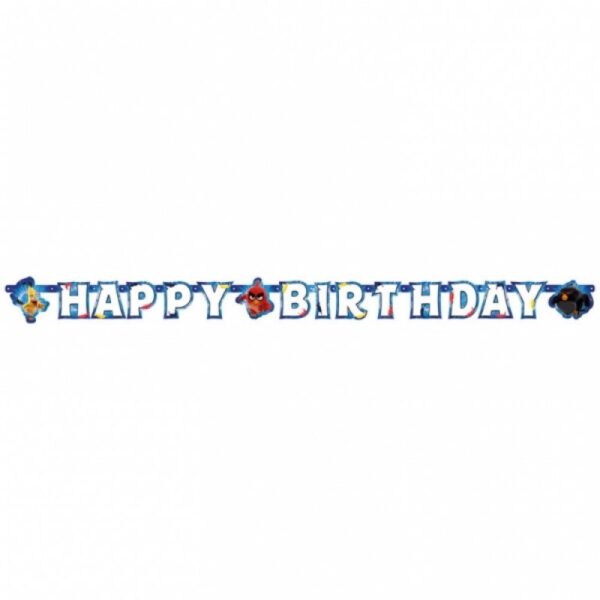 Banderoll Angry Birds Happy Birthday 178 cm 1