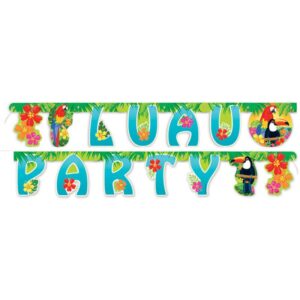 Banderoll formklippt till luau party 165 cm 1