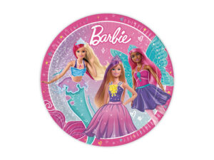 Barbie Papperstallrik 23 cm 8-pack 1