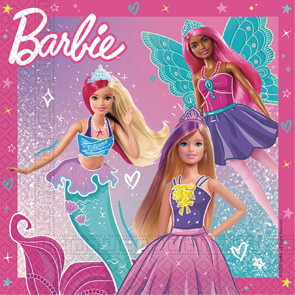 Barbie Servetter 20-pack 1