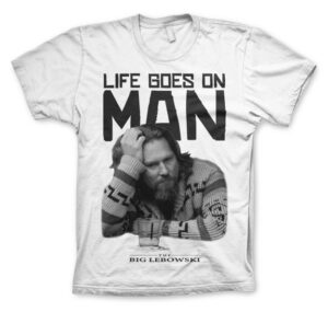 Big Lebowski Life Goes On Man T-Shirt 1