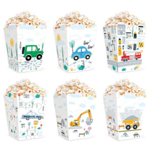 Bilar & Fordon Popcornbehållare 6-pack 1