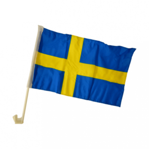 Bilflagga svenska flaggan 2-pack 1
