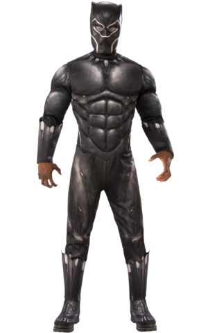 Black Panther Maskeraddräkt Vuxen Deluxe 1