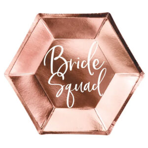"Bride Squad" Papperstallrik 6-pack 1