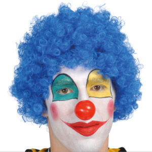 Clown Peruk Blå 1