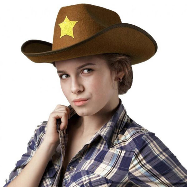 Cowboy Hatt Brun 1