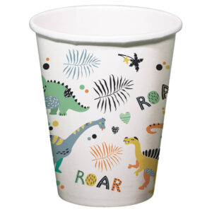 Dino Roar Dinosaurie Pappersmugg 6-pack 1