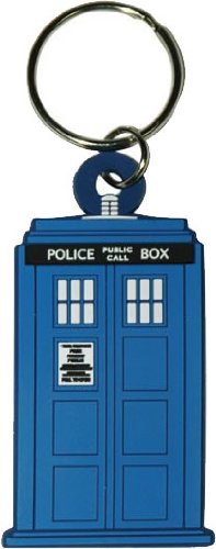 Doctor Who TARDIS Gummi Nyckelring 1