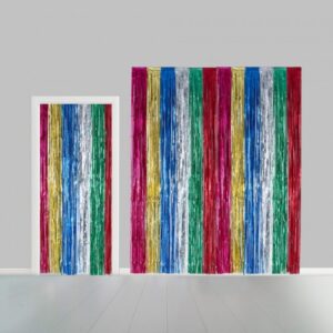 Dörrdraperi folie flerfärgad 240 x 100 cm 1