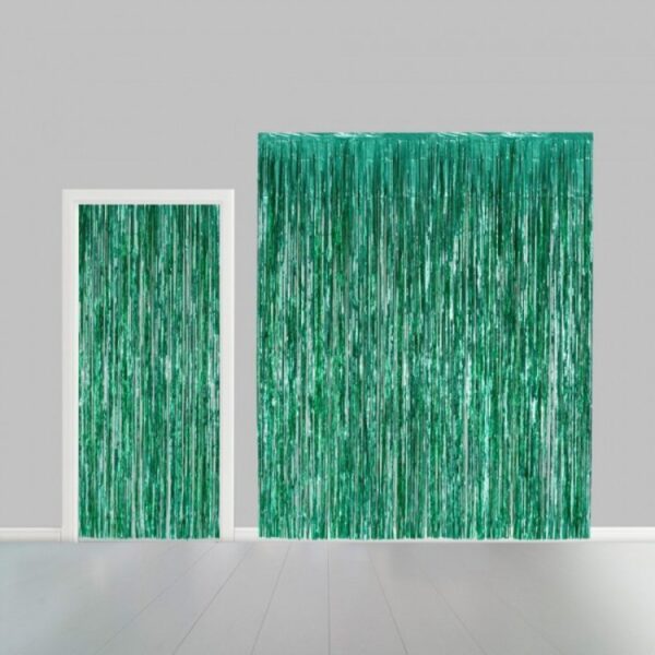 Dörrdraperi folie grön 240 x 100 cm 1