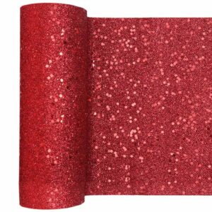 Duk (löpare) glitter-röd, 18x500 cm 1