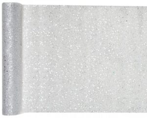 Duk (löpare) glitter silver, 28 x 500 cm 1