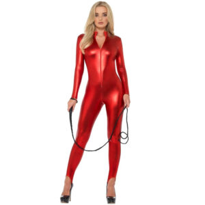 Fever Miss Wiplash Bodysuit Metallic Röd 1