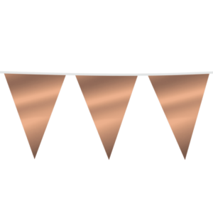 Flaggbanderoll metallic roséguld - flera storlekar 1