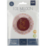 Folieballong Best Mum rosa 45 cm 2