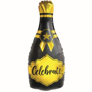 Folieballong Champagneflaska "Celebrate" 1