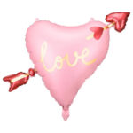 Folieballong Hjärta med Pil 1