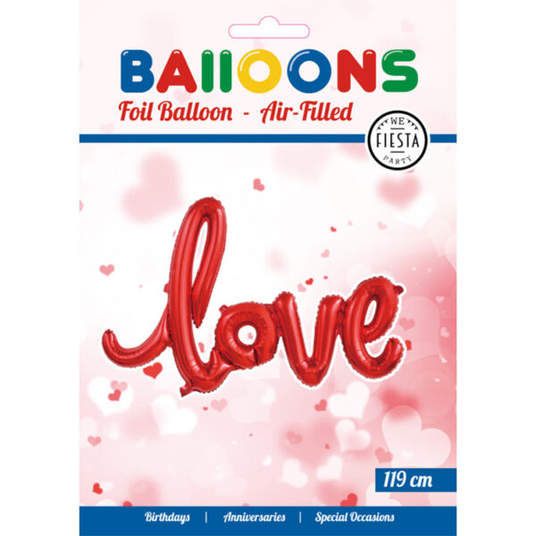 Folieballong Love 119cm 2