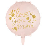 Folieballong "love you mom" 45cm 1
