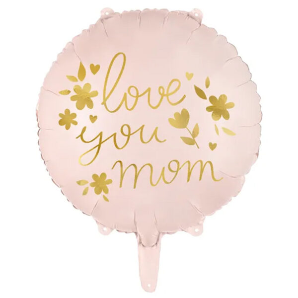 Folieballong "love you mom" 45cm 1