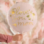 Folieballong "love you mom" 45cm 2