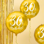 Folieballong Rund 30th Birthday 45cm 4