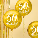 Folieballong Rund 50th Birthday 45cm 4