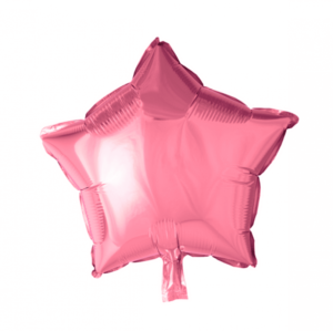 Folieballong stjärna ljusrosa - 46 cm 1