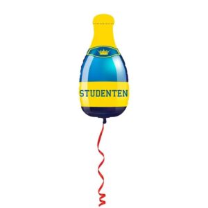 Folieballong Studenten champagneflaska 75 cm 1