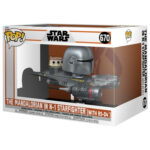 Funko POP! Deluxe The Mandalorian Rides In N-1 Starfighter R5-D4 3