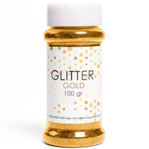 Glitter På Burk Guld 100g 1