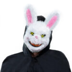 Halloween Bunny LED Mask Orange 2