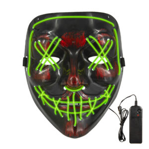 Halloween LED Mask Grön 1