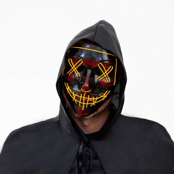 Halloween LED Mask Gul 2