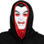 Halloween Vampyrmask Med Huva 43x18cm 2