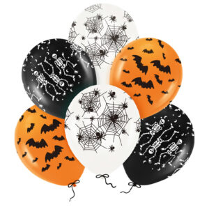 Halloweenballonger Mix 6-pack 1