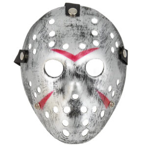 Halloweenmask Fredag ​​den 13:e Silver 20x24,5cm 1
