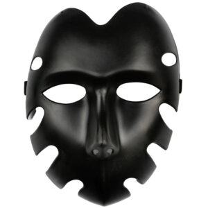 Halloweenmask Svart 22x17cm 1