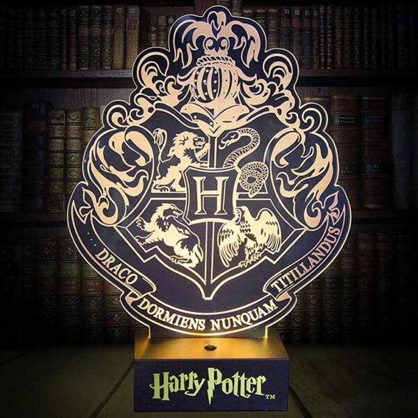 Harry Potter Lampa Hogwarts Crest 1